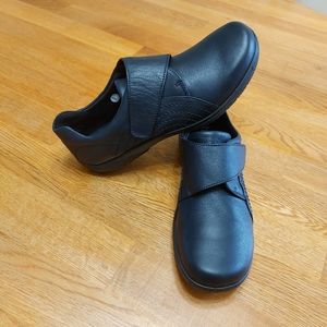 Hotter Ortholite Women's Sugar II Navy Comfort Loafers Size 9.5M Timeless Comfy